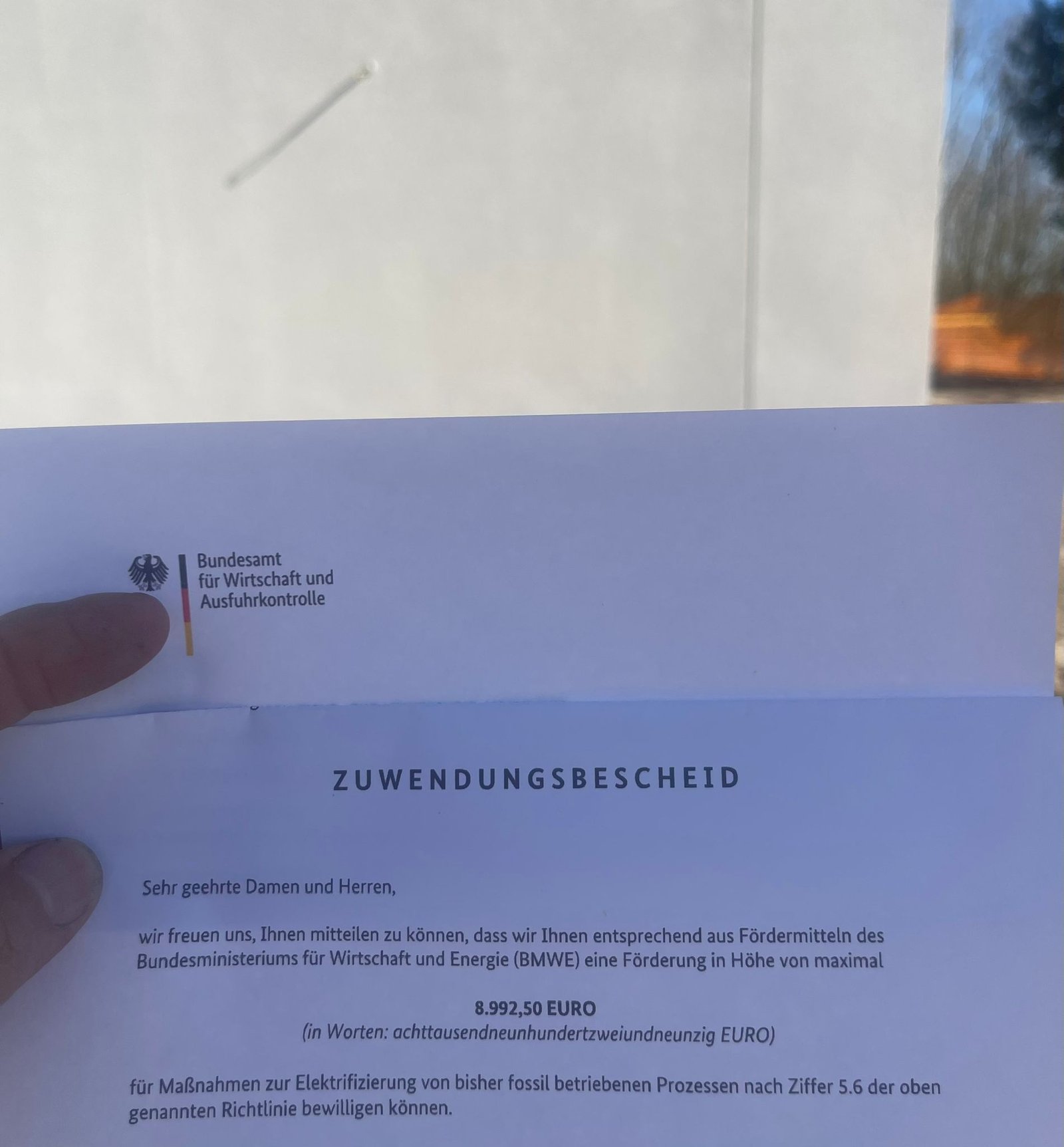 Förderung